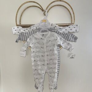 NWT set of 3 onesies 3-6mo